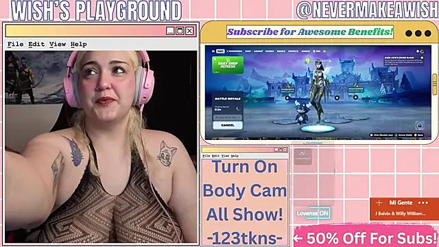 nevermakeawish online show from 04.04.26