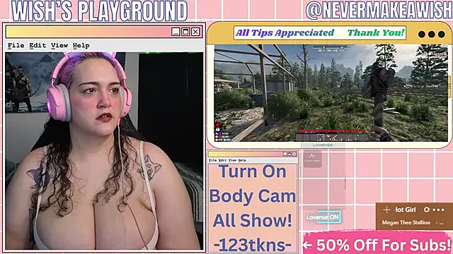 Snapshot of nevermakeawish chatting on 04.30.26 nevermakeawish online show from 04.30.26