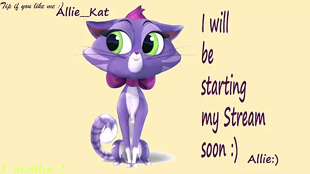 Snapshot of Allie_Kat chatting on 06.28.26 Allie Kat online show from 06.28.26