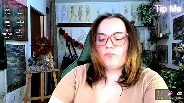 Snapshot of KatrinClark chatting on 10.20.25 KatrinClark online show from 10.20.25