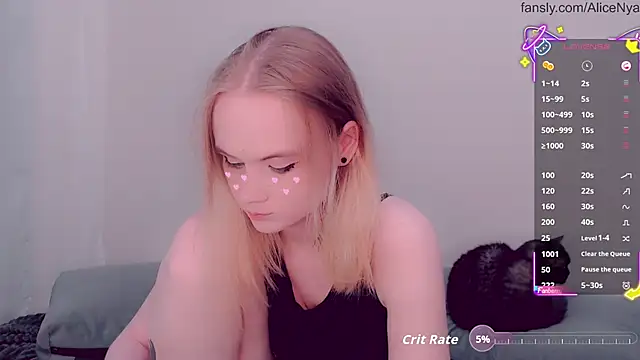 AliceNya cute online show from 09.21.25