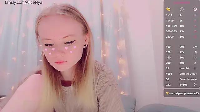 AliceNya cute online show from 02.12.26