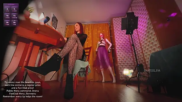 Giantess Eva online show from 03.02.26