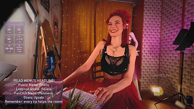 Giantess Eva online show from 04.12.26