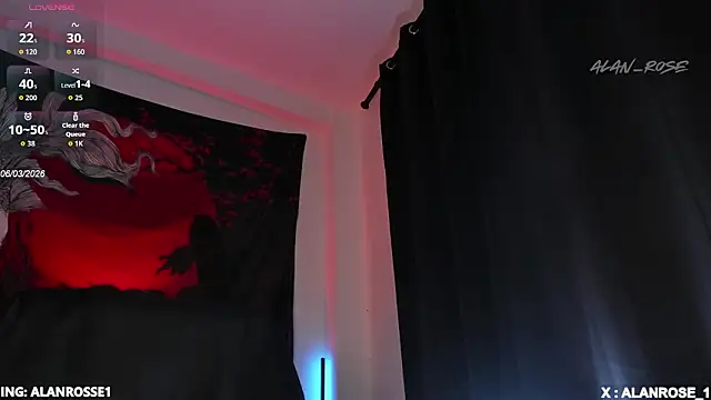 AlanRose01 online show from 03.07.26