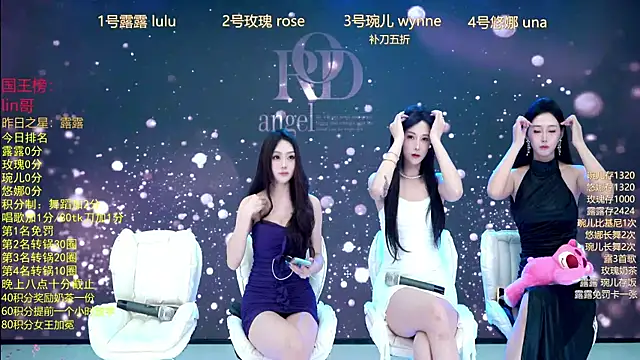 Snapshot of ROD-angel chatting on 12.04.25 ROD-angel online show from 12.04.25