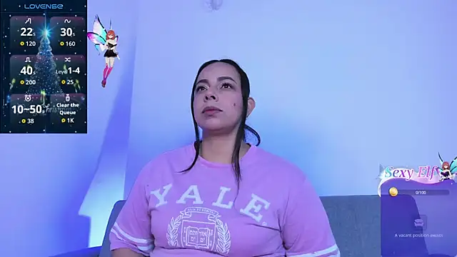 Snapshot of jimena_chic1 chatting on 12.22.25 jimena chic1 online show from 12.22.25