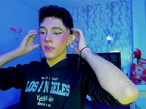 Snapshot of BlakeNoir_ chatting on 12.03.25 BlakeNoir online show from 12.03.25