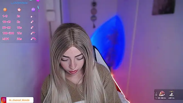 channel blondee online show from 03.13.26