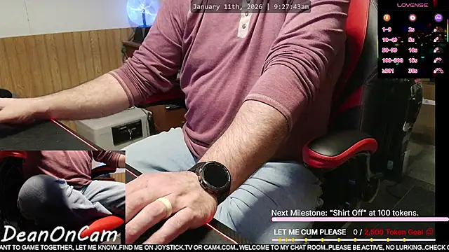 DeanonCam online show from 01.11.26