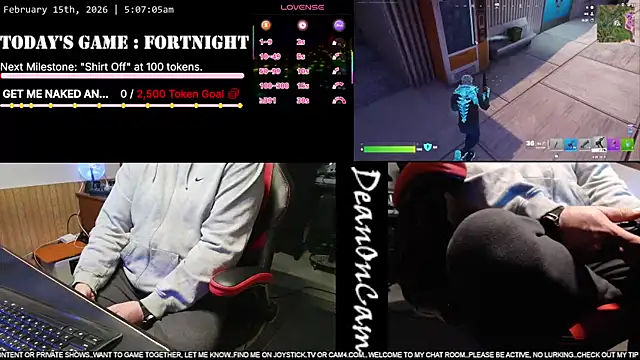 DeanonCam online show from 02.15.26