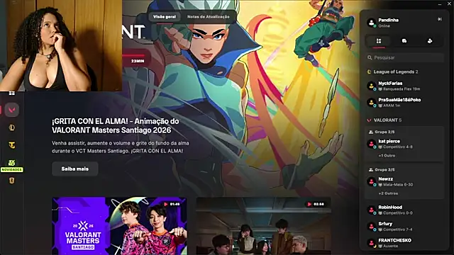 pandinhagamer online show from 02.26.26