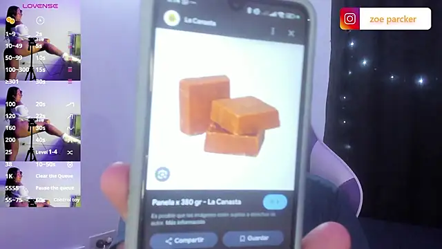 ZoeParcker online show from 03.16.26