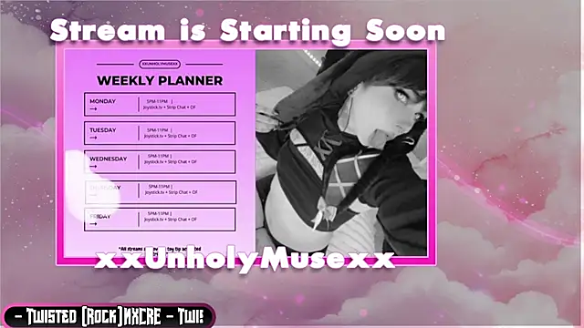 Snapshot of xxunholymusexx chatting on 07.14.26 xxunholymusexx online show from 07.14.26