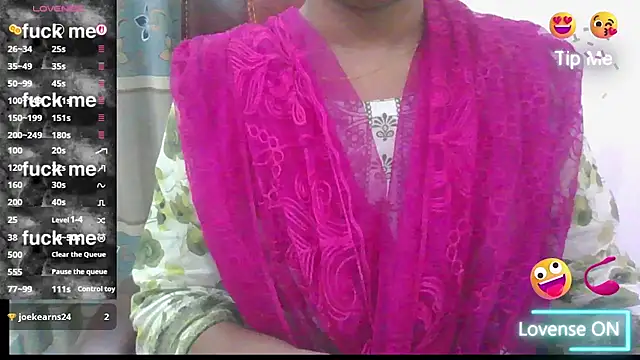 Snapshot of zareen_approach chatting on 07.08.26 zareen approach online show from 07.08.26