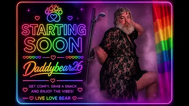 Snapshot of Daddybear26 chatting on 07.04.26 Daddybear26 online show from 07.04.26