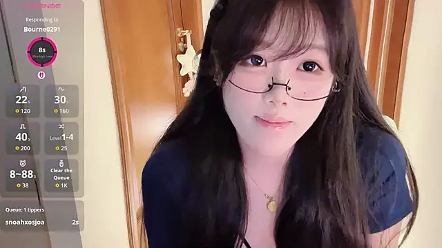 Snapshot of April_UU chatting on 07.18.26 April UU online show from 07.18.26