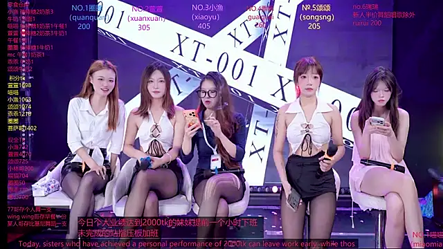 Snapshot of Xt-001 chatting on 06.25.26 Xt-001 online show from 06.25.26