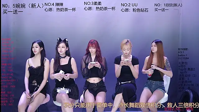 Snapshot of CY003 chatting on 06.29.26 CY003 online show from 06.29.26