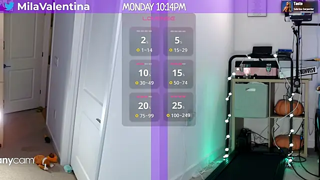 MilaValentina online show from 01.28.25