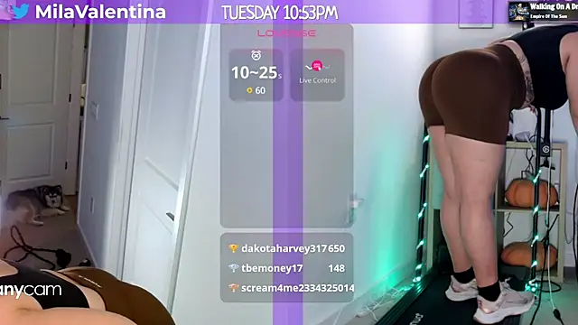 MilaValentina online show from 01.29.25