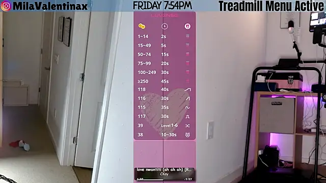 MilaValentina online show from 02.28.26