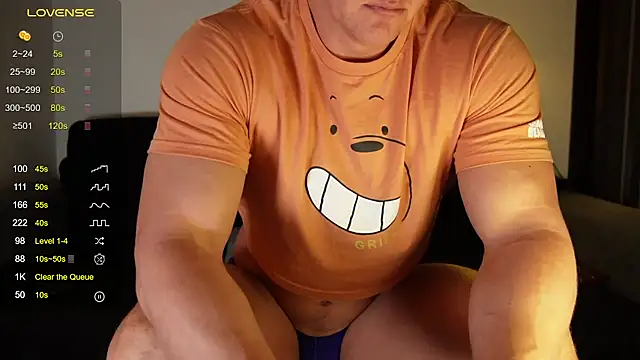 Snapshot of SteeveMuscle chatting on 03.19.25 SteeveMuscle online show from 03.19.25