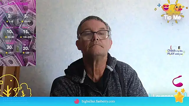 Snapshot of bigballnz chatting on 03.07.25 bigballnz online show from 03.07.25