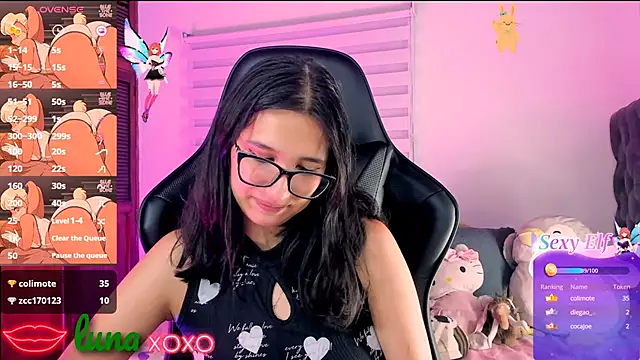 Snapshot of Luniverse chatting on 02.05.25 Luniverse online show from 02.05.25