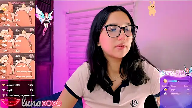 Snapshot of Luniverse chatting on 03.08.25 Luniverse online show from 03.08.25