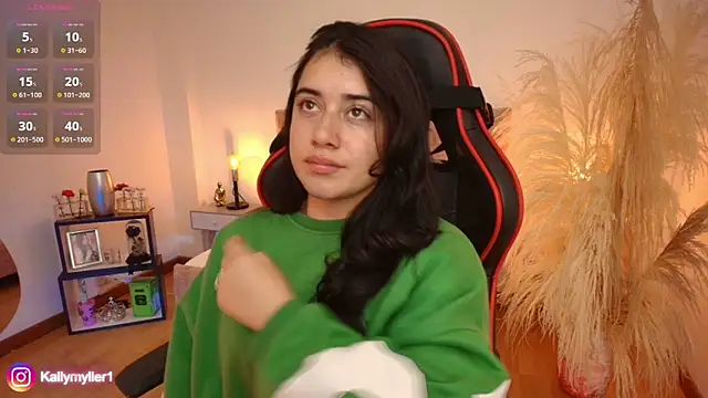 Snapshot of KallyMyller1 chatting on 01.22.25 KallyMyller1 online show from 01.22.25