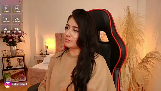 Snapshot of KallyMyller1 chatting on 02.22.25 KallyMyller1 online show from 02.22.25