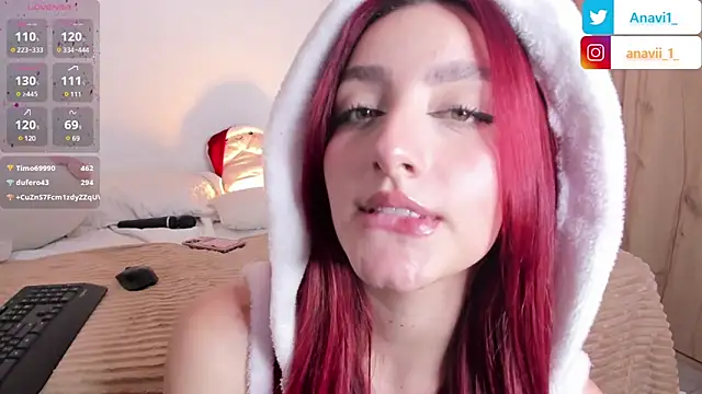 Snapshot of Anavi_ chatting on 12.24.24 Anavi  online show from 12.24.24