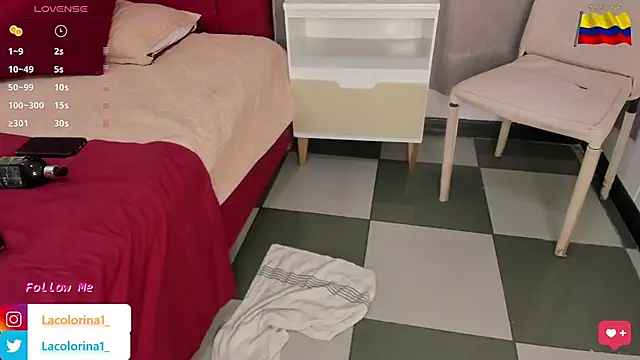 Snapshot of LaColorina_ chatting on 02.17.25 LaColorina online show from 02.17.25