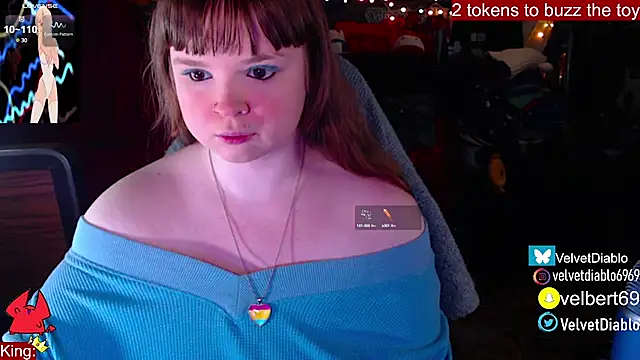 Snapshot of VelvetDiablo chatting on 01.08.25 VelvetDiablo online show from 01.08.25