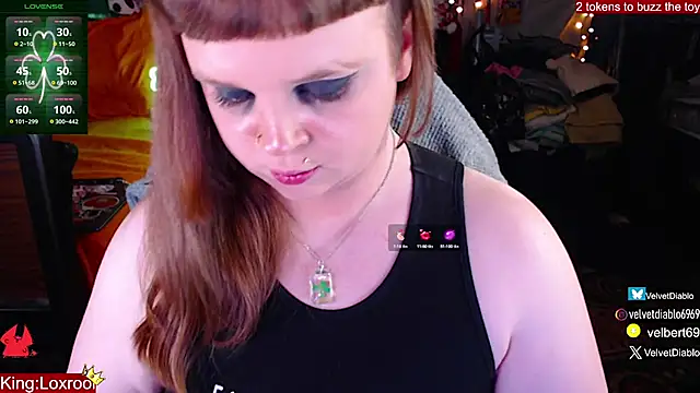 Snapshot of VelvetDiablo chatting on 03.06.25 VelvetDiablo online show from 03.06.25