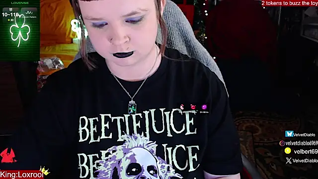 Snapshot of VelvetDiablo chatting on 03.12.25 VelvetDiablo online show from 03.12.25