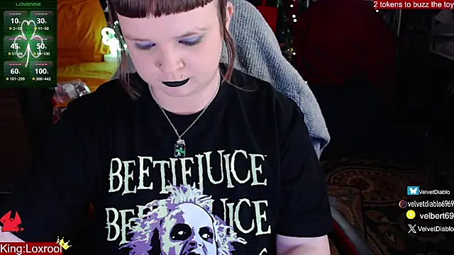 Snapshot of VelvetDiablo chatting on 03.12.25 VelvetDiablo online show from 03.12.25