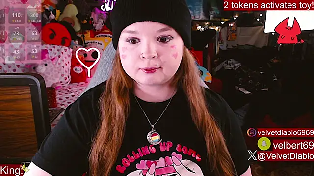 VelvetDiablo online show from 02.12.26