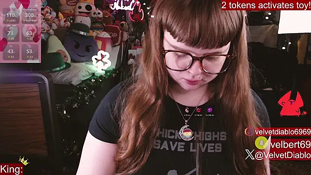 VelvetDiablo online show from 02.24.26