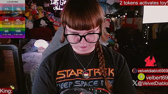 VelvetDiablo online show from 06.03.26