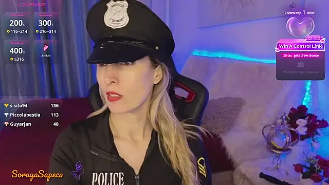 SorayaSapeca online show from 03.21.25