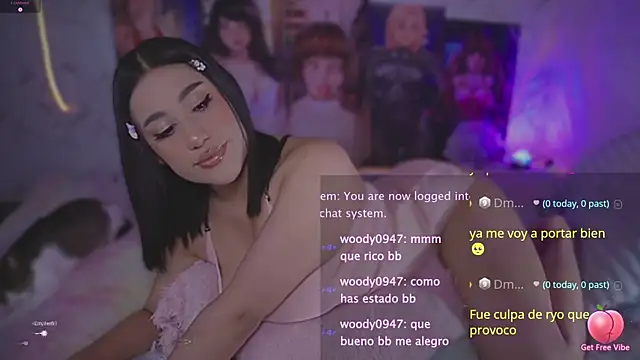 Snapshot of MiaMammie chatting on 02.13.25 MiaMammie online show from 02.13.25