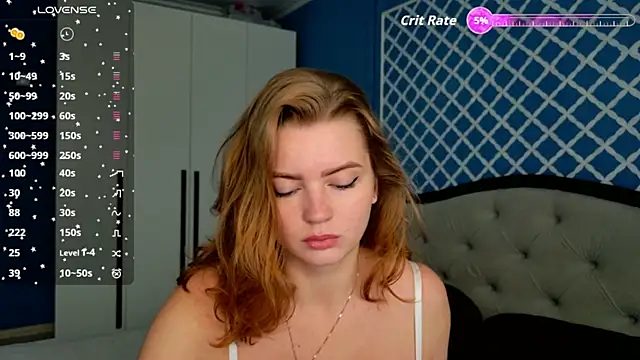 Busty Redhead online show from 10.23.25