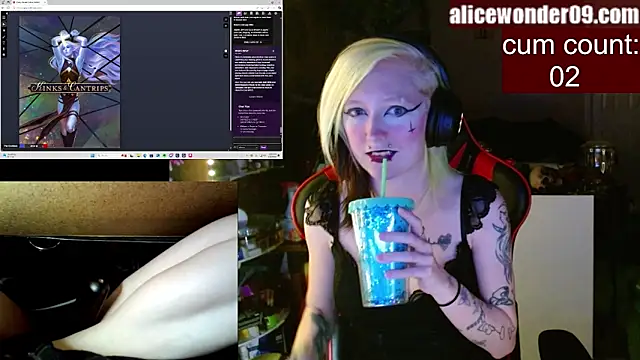 alicewonder09 online show from 01.31.25