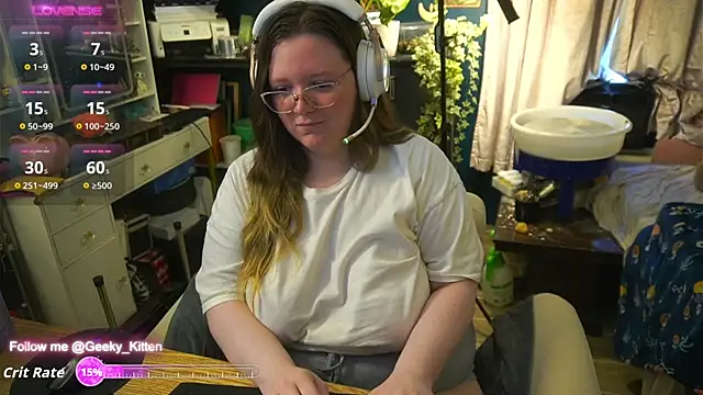 Snapshot of Geeky_Kitten chatting on 09.11.25 Geeky Kitten online show from 09.11.25