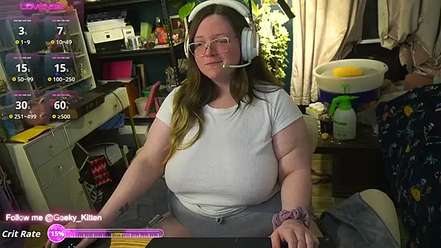 Snapshot of Geeky_Kitten chatting on 09.21.25 Geeky Kitten online show from 09.21.25