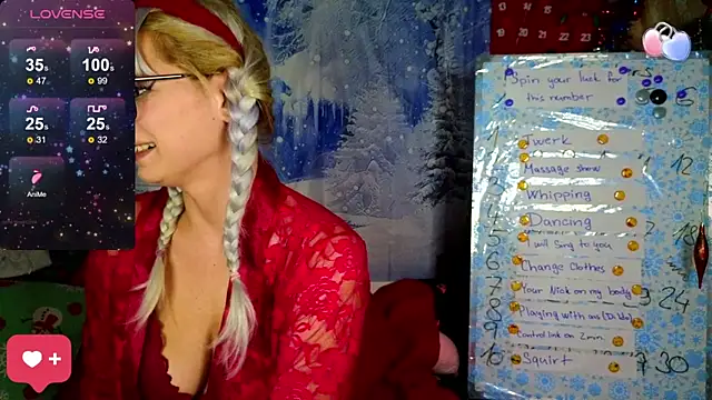 Snapshot of KittyMia chatting on 01.17.25 KittyMia online show from 01.17.25