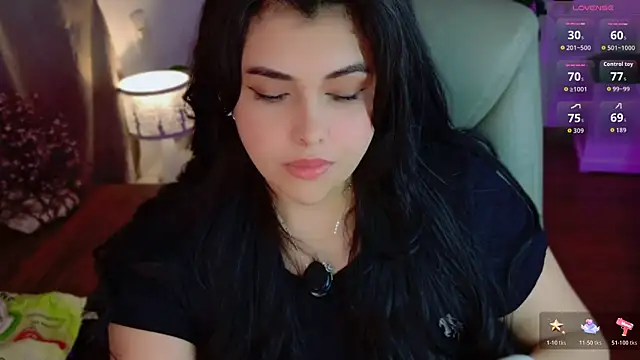 Snapshot of Alyaa_s chatting on 06.29.26 Alyaa s online show from 06.29.26