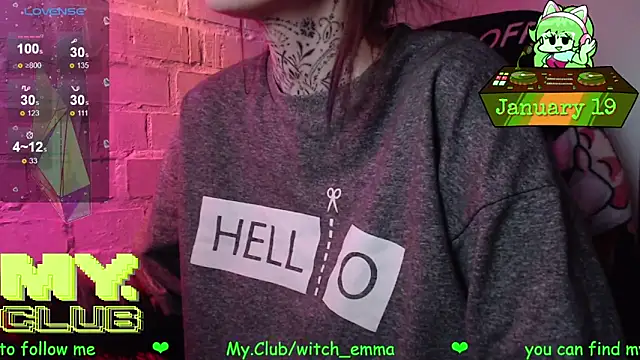 Witch Emma online show from 01.19.26